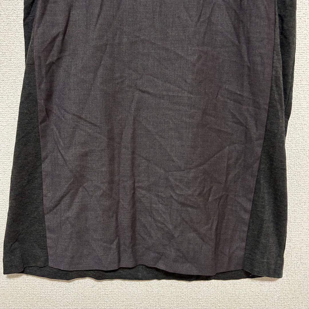 トラサルディ ロングワンピース ハイネック 日本製 グレー M — image 4