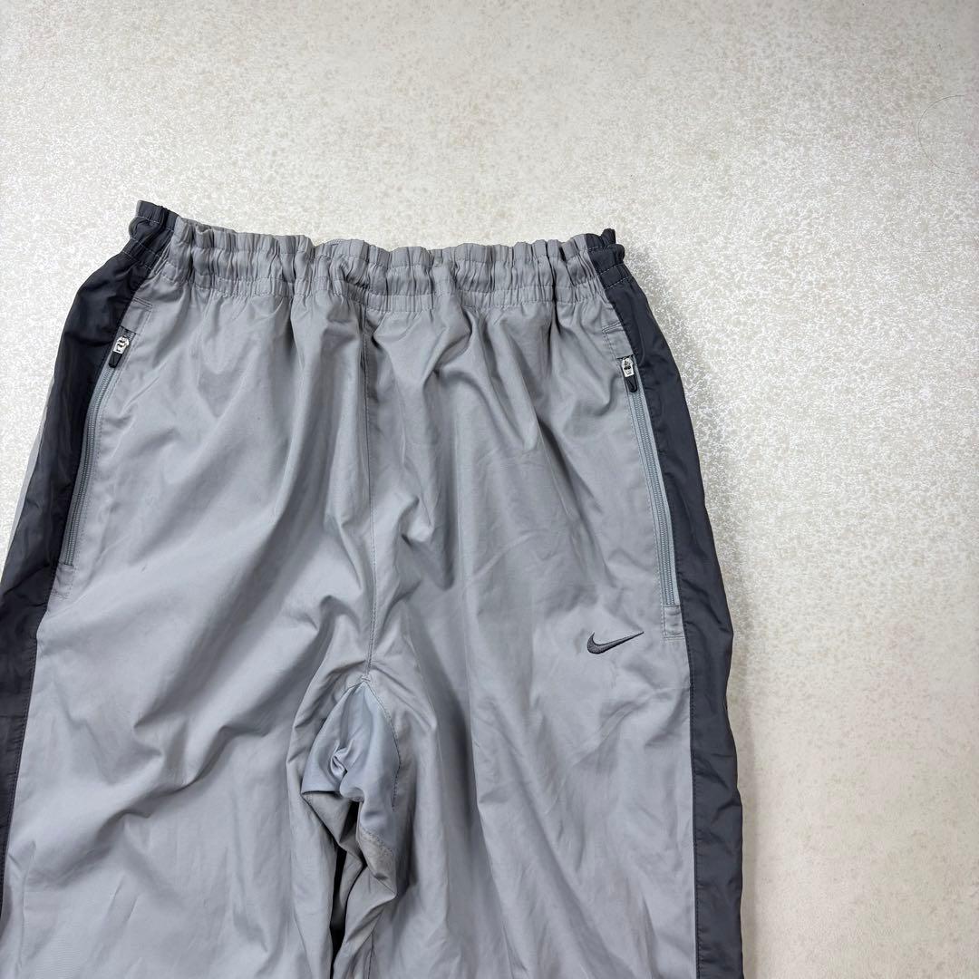 【着画あり】00s NIKE ナイロンパンツ ワイド ストレー Lサイズ — image 5