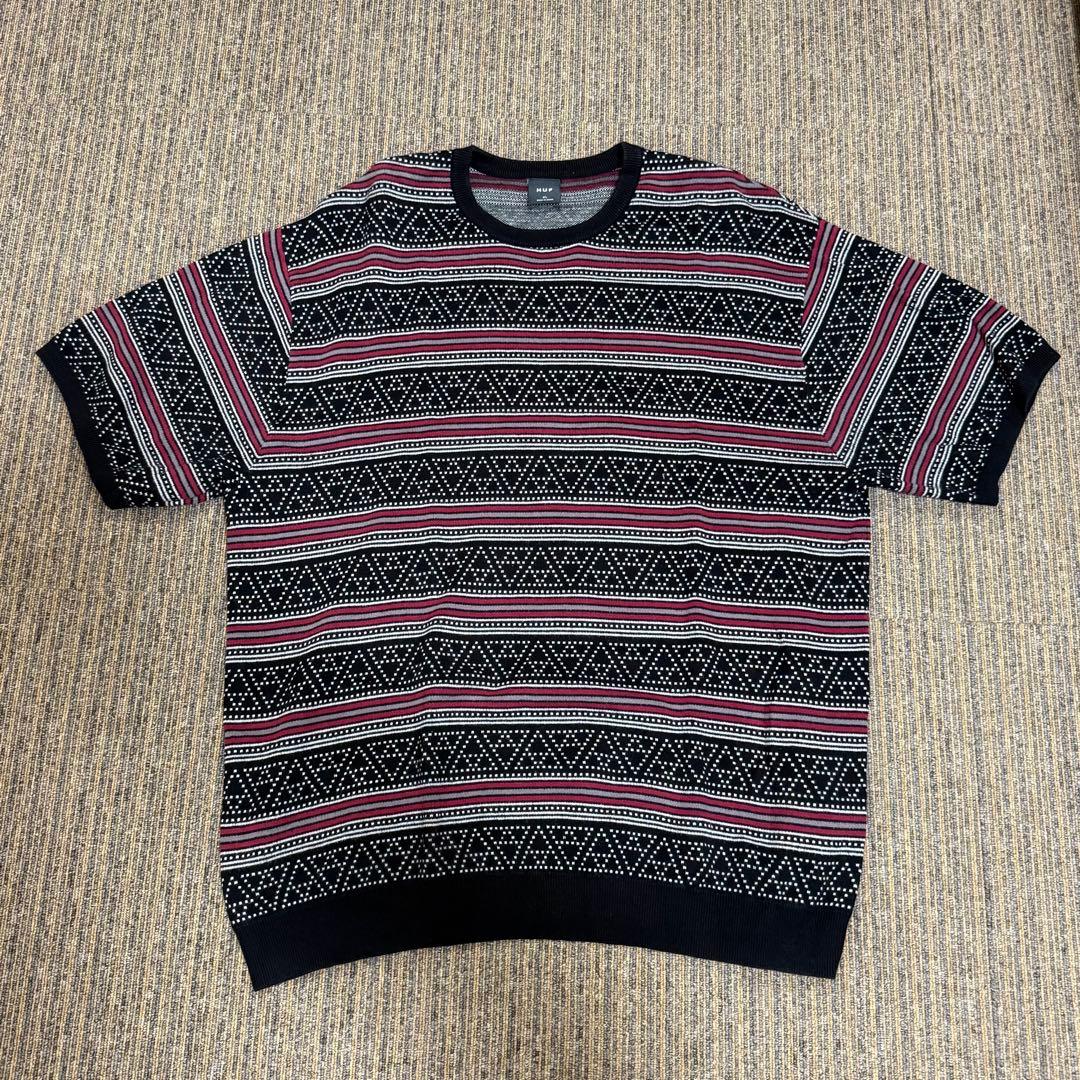 【人気XLサイズ】HUF クルーネックニット　サマーニット — image 2