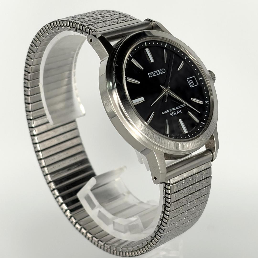 SEIKO 腕時計 メンズ 電波ソーラー 稼働品 7B52-0AF0 — image 4