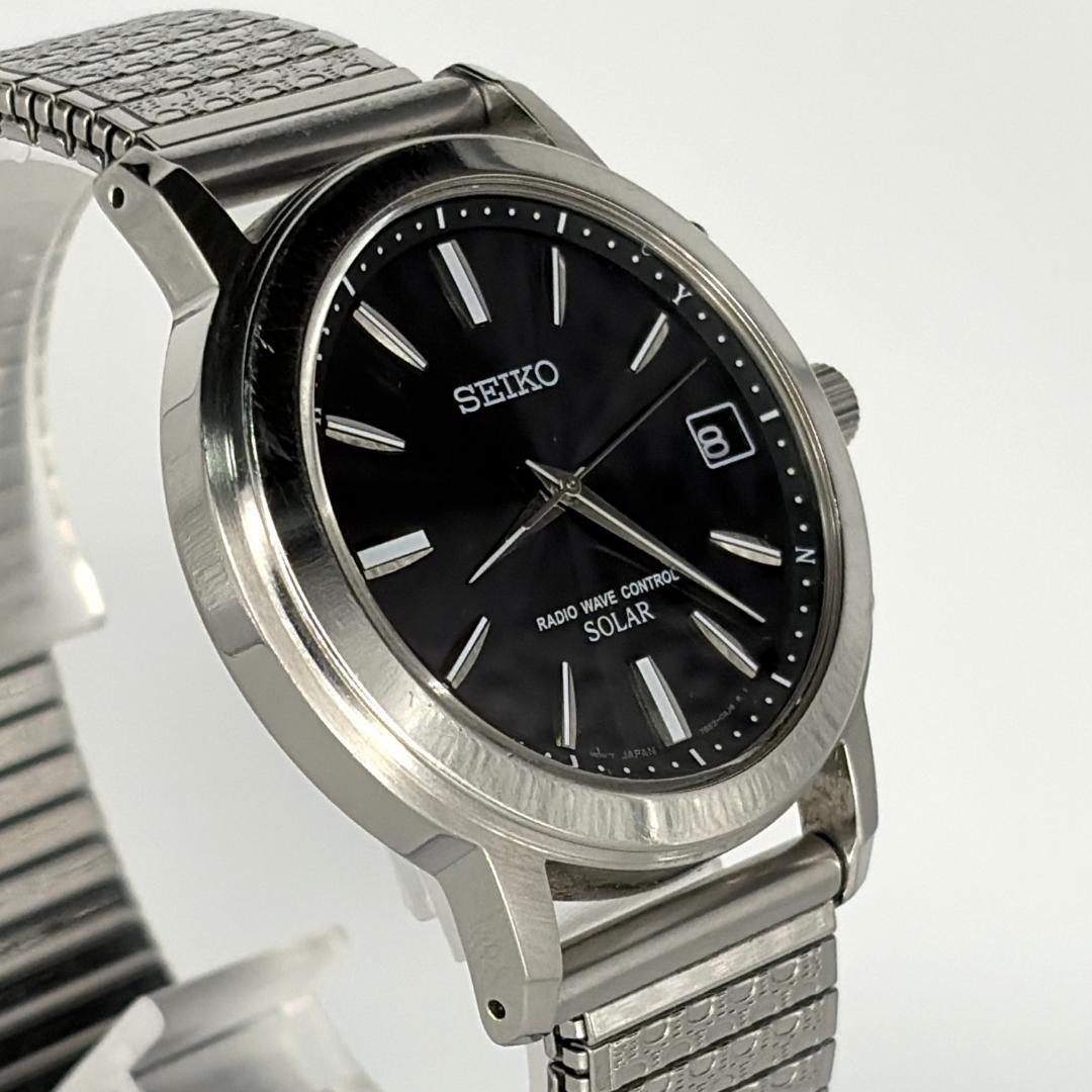 SEIKO 腕時計 メンズ 電波ソーラー 稼働品 7B52-0AF0 — image 5