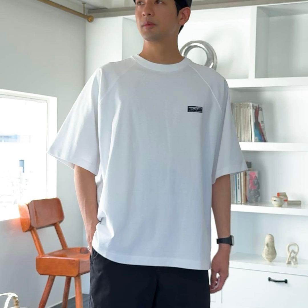 クラフトクループロダクツラグランスリーブクルーネック半袖Tシャツ / 抗菌・防臭 — image 2