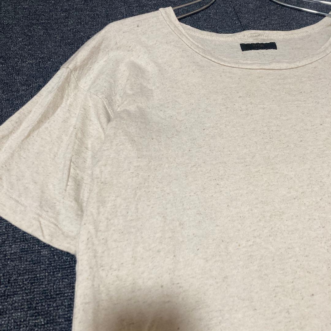 【人気】eofm イオフム リネンブレンドTシャツ ベージュ M 日本製 — image 4