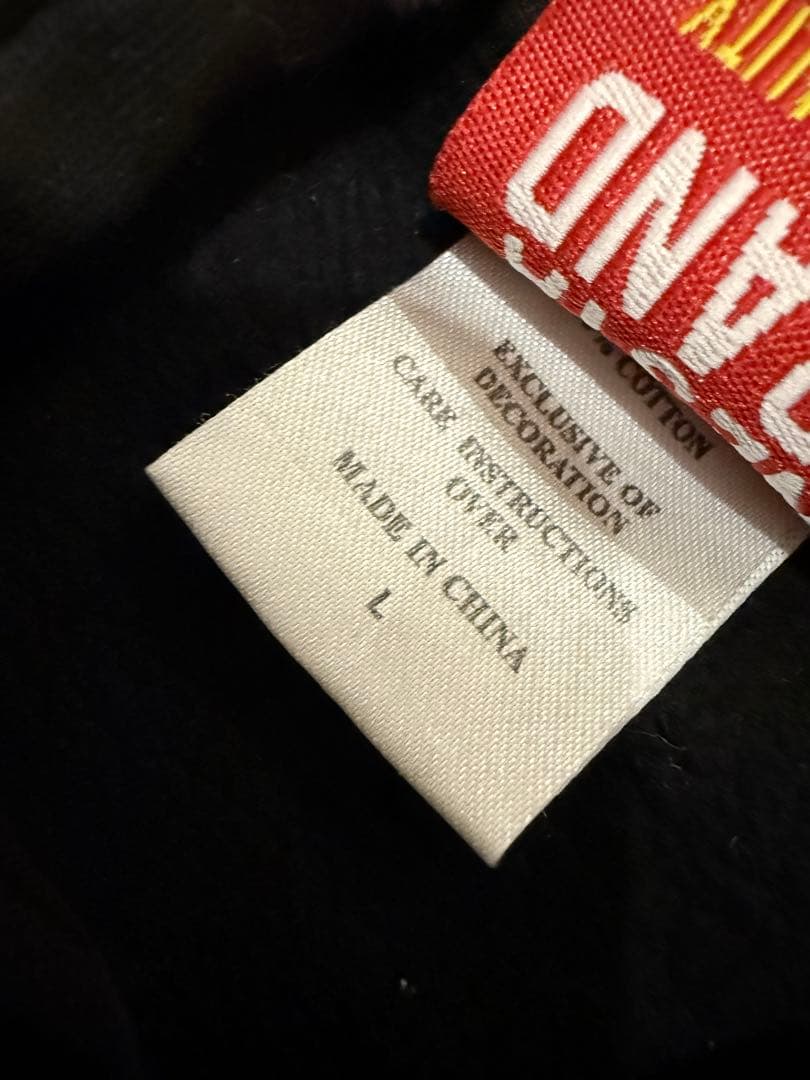 NESTA BRAND パーカー L 黒 パープル ビッグロゴ — image 5