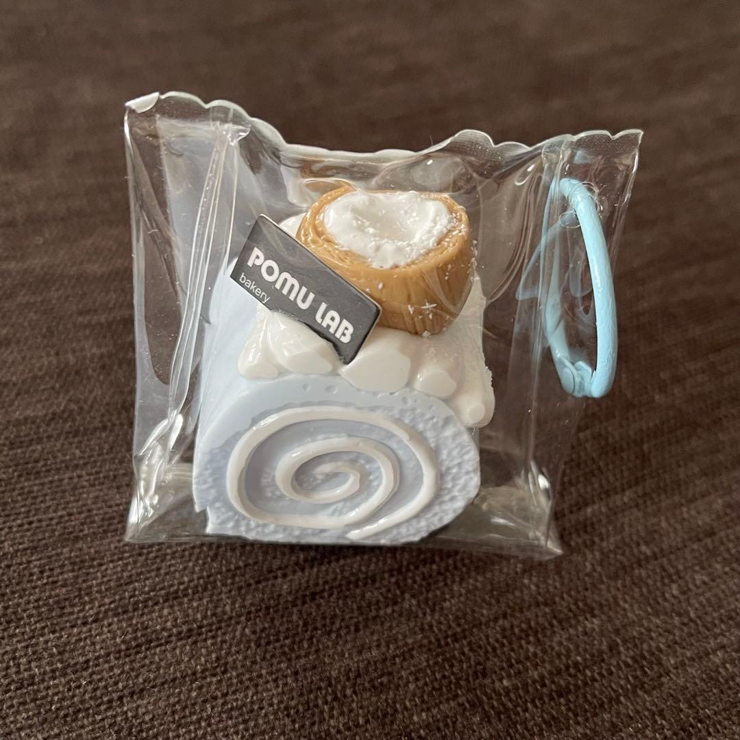 POMU LAB ポムラボ　スクイーズ　ミニロールケーキ ココナッツ　ブルー — image 2