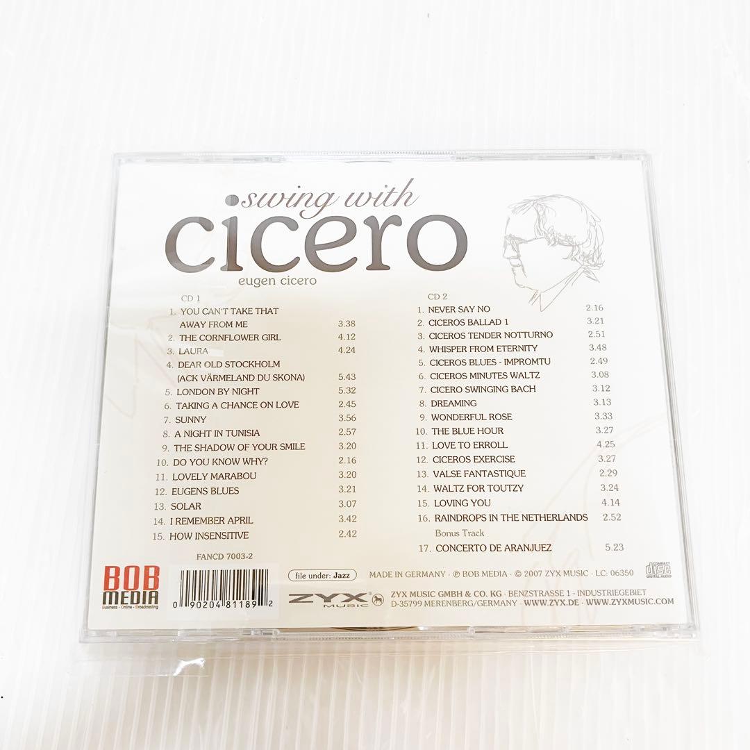 新品✴︎Eugen Cicero Swing with Cicero 2枚組CD — image 2