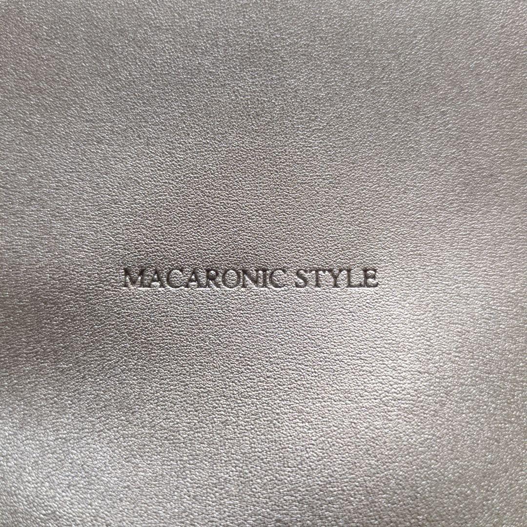 MACARONIC STYLE バッグインバッグメタリックブラウン — image 3