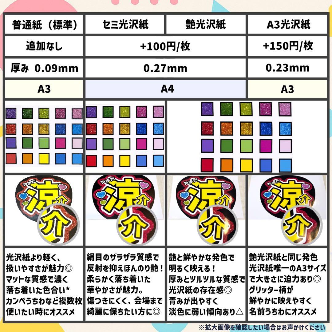 3秒見つめて 赤 ファンサうちわ 確定ファンサ グリッター風うちわ文字 — image 4