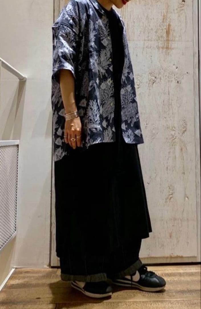 RAGEBLUE レイジブルー Tシャツワンピース ロングワンピース ブラック — image 2