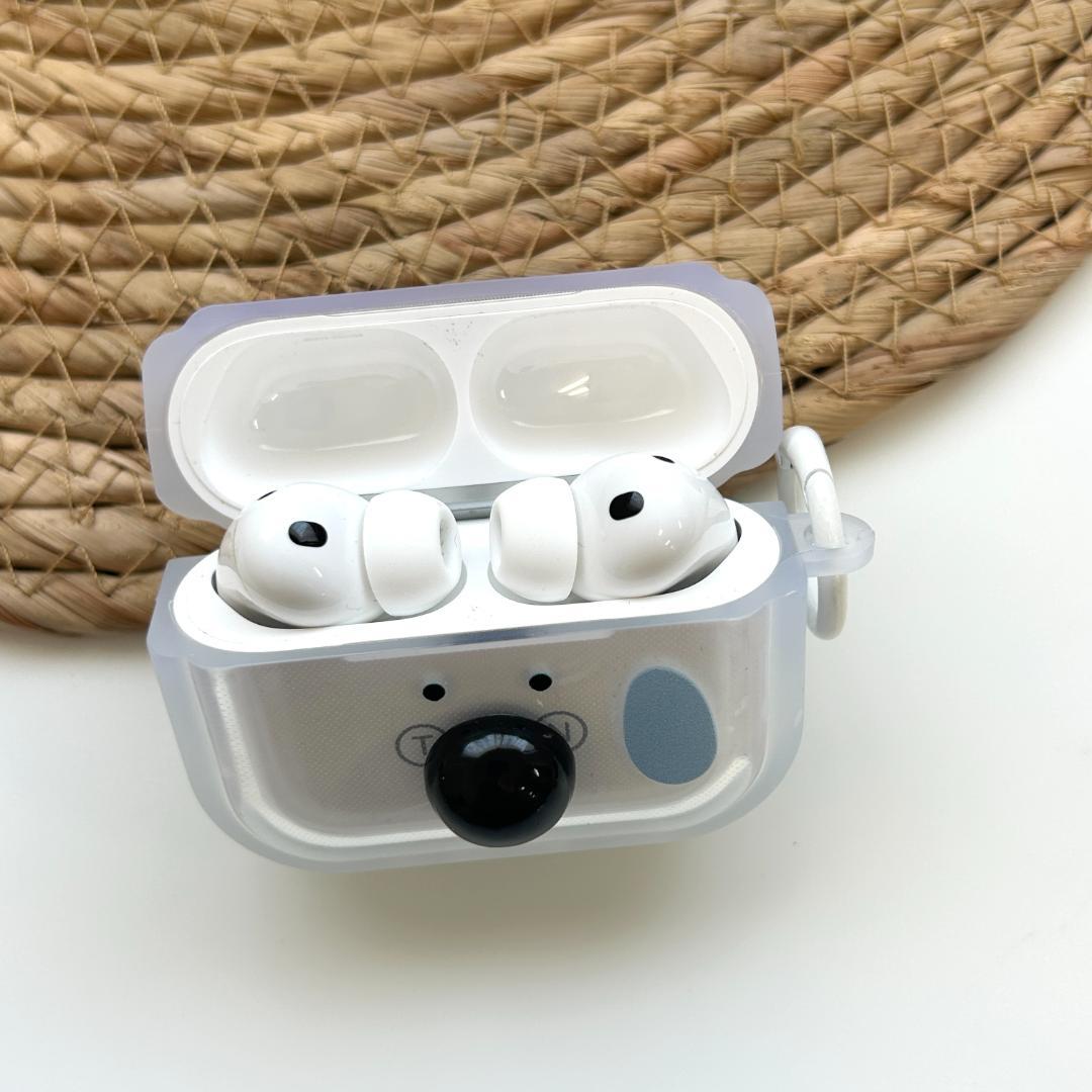 AirPods 4 Pro3 対応 ケース 透明 かわいい 犬デザイン 耐衝撃 — image 3
