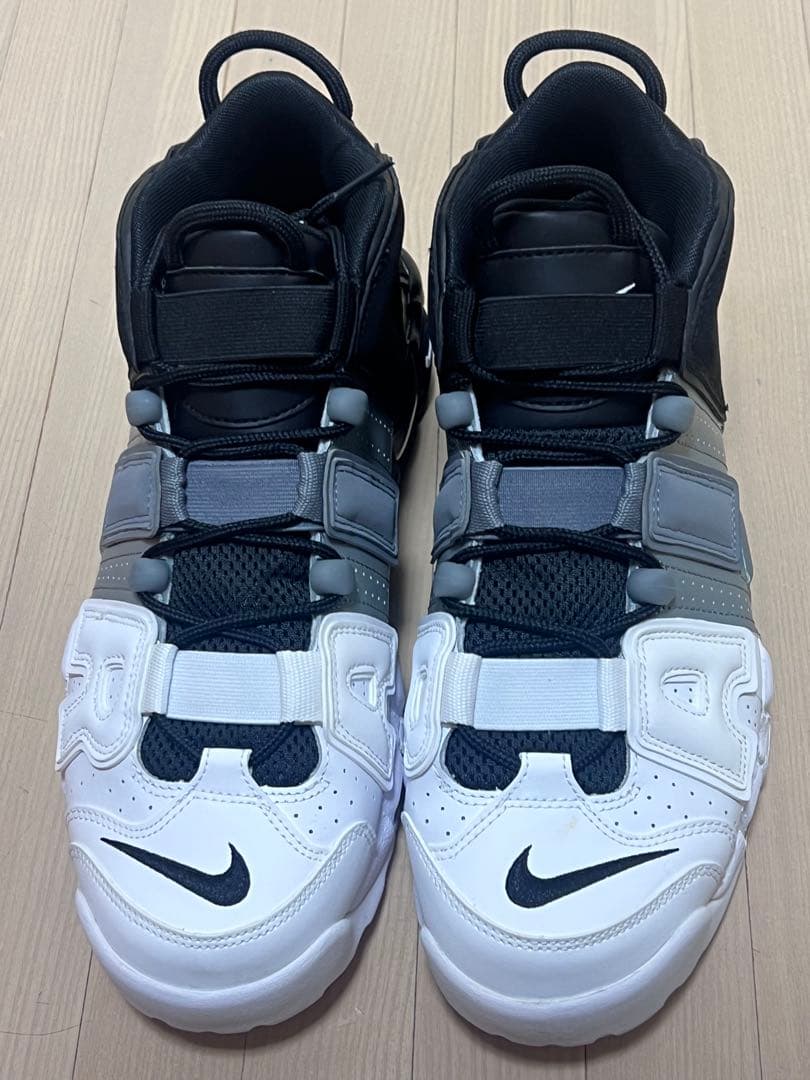 Nike Air More Uptempo ホワイト/グレー/ブラック — image 2