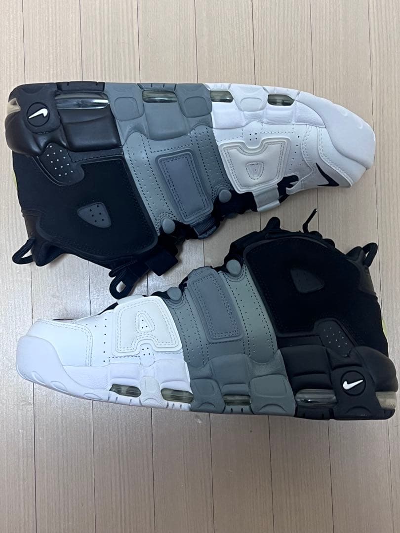 Nike Air More Uptempo ホワイト/グレー/ブラック — image 5