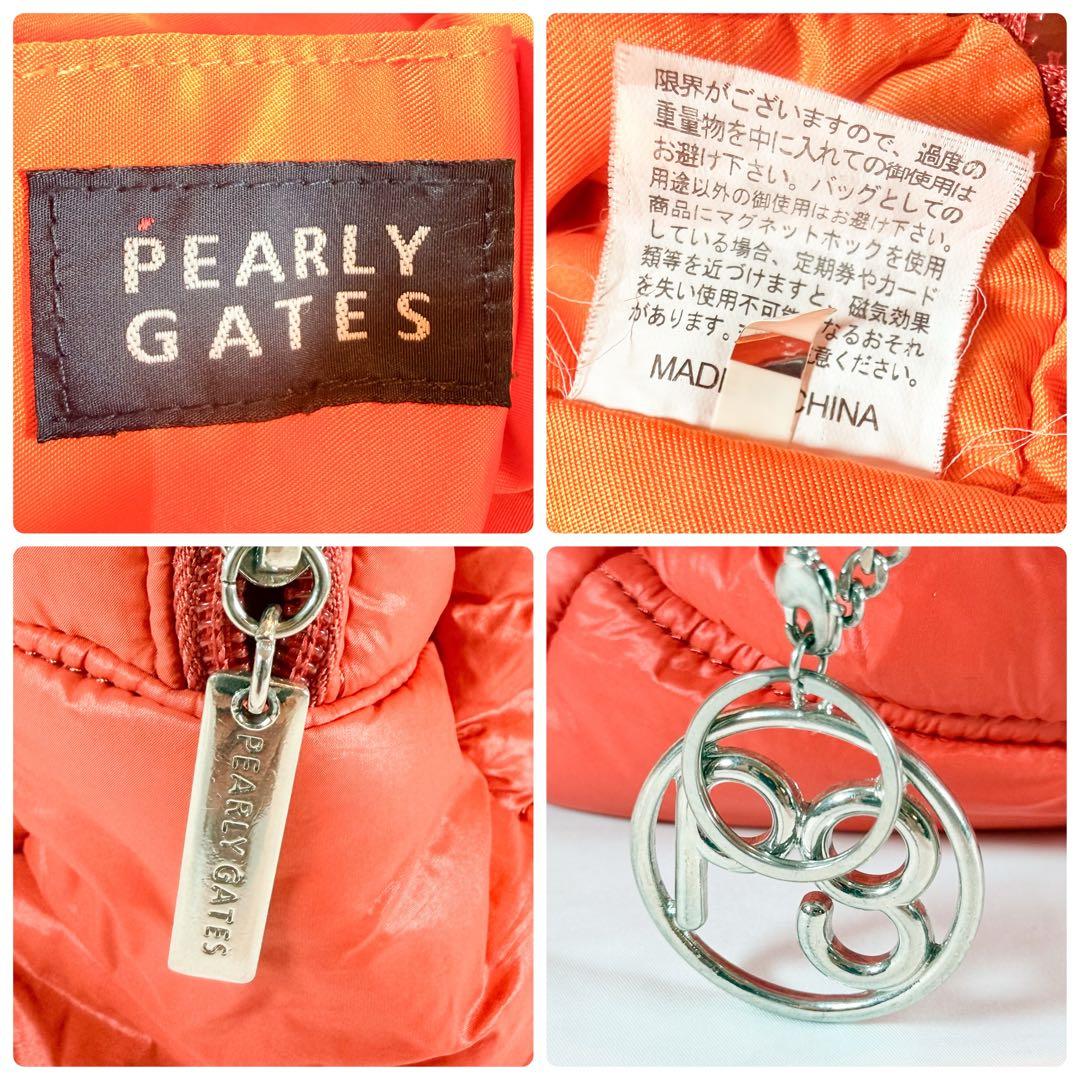 PEARLY GATES パーリーゲイツ 中綿 カートバッグ オレンジ ゴルフ — image 5