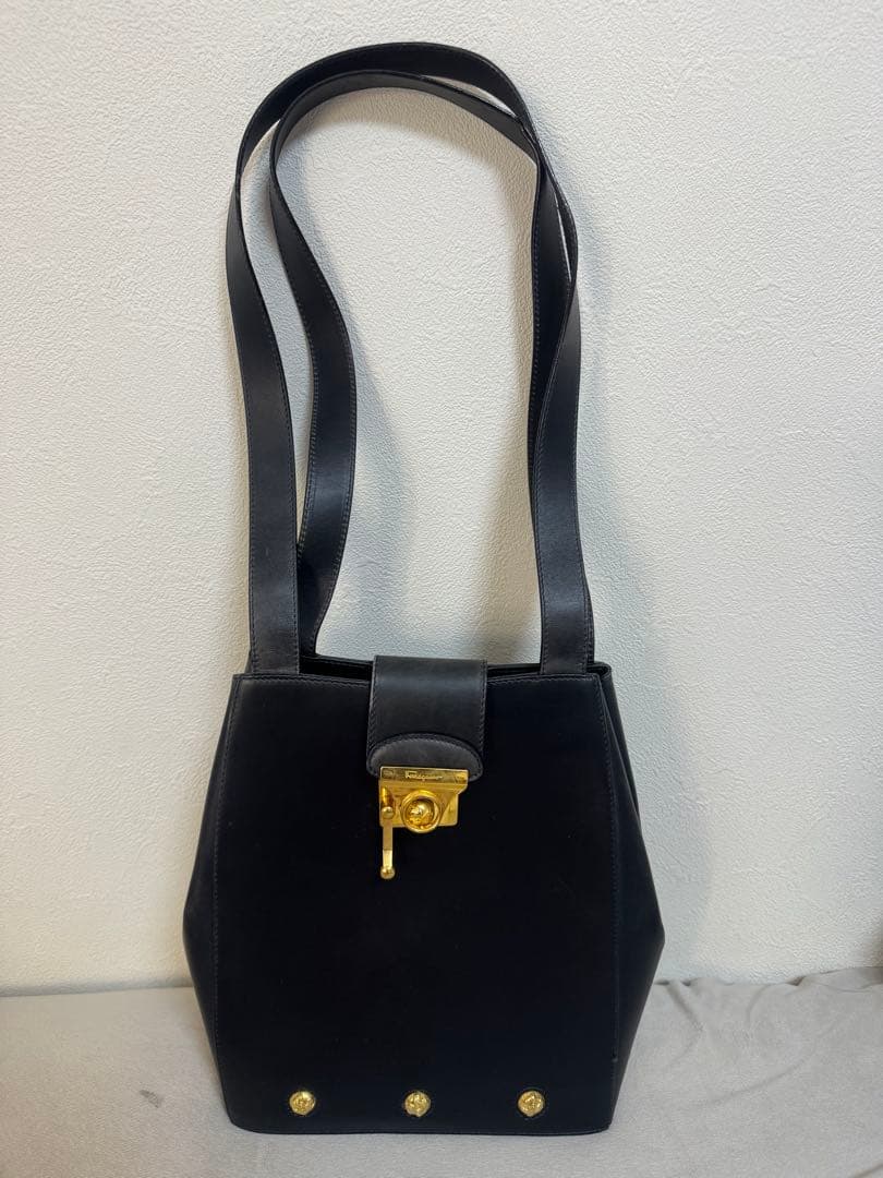 Salvatore Ferragamo ガンチーニ ハンドバッグ ブラック — image 2