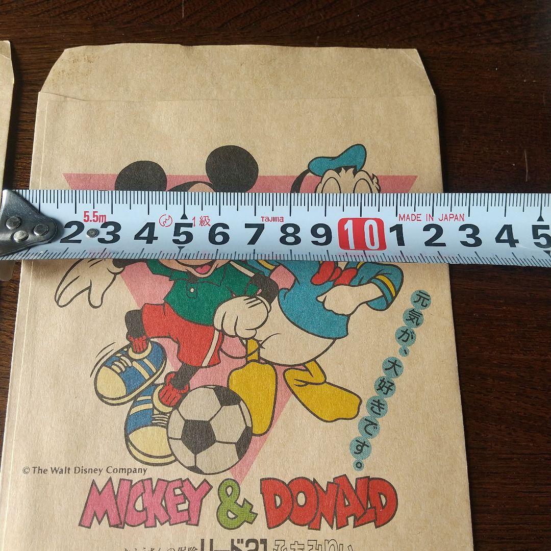 ミッキー＆ドナルド の集金袋２枚セット レトロ、ノベルティグッズ — image 5