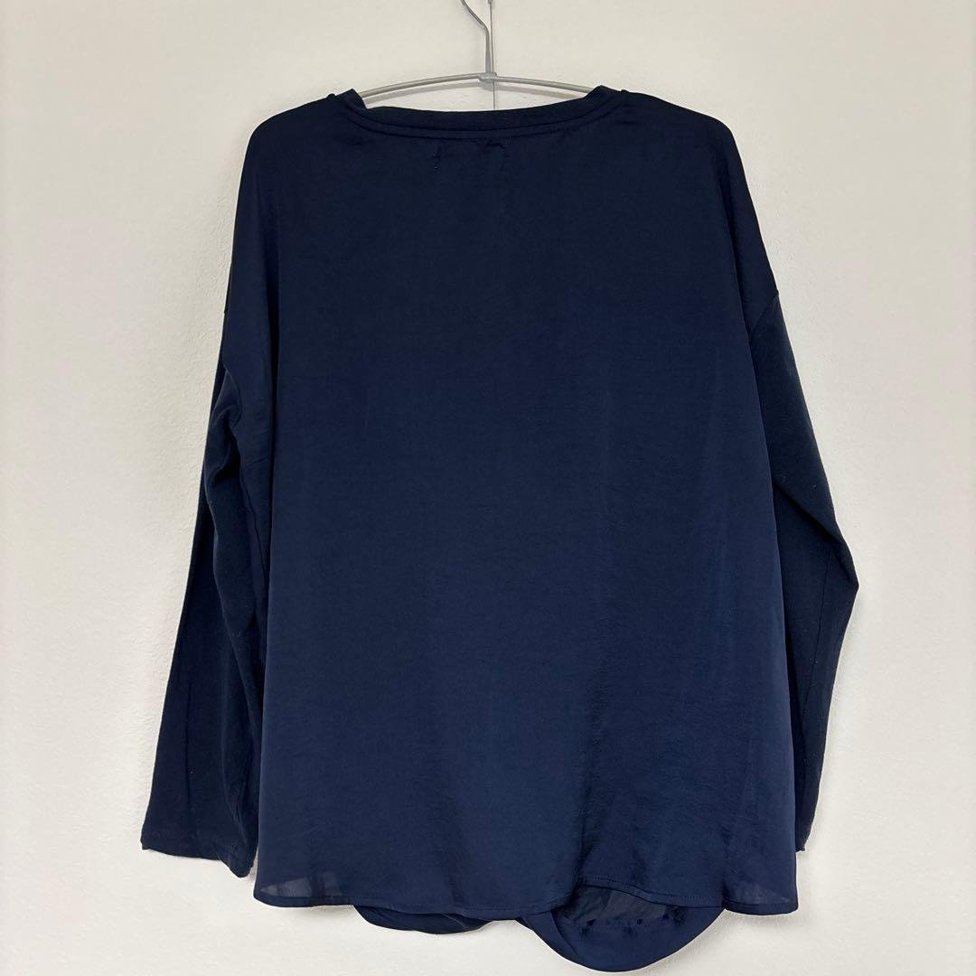 JEANASIS カットソー　紺色 — image 2