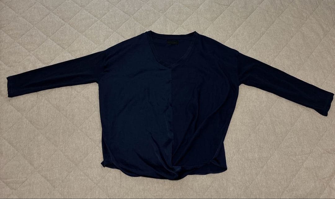 JEANASIS カットソー　紺色 — image 3