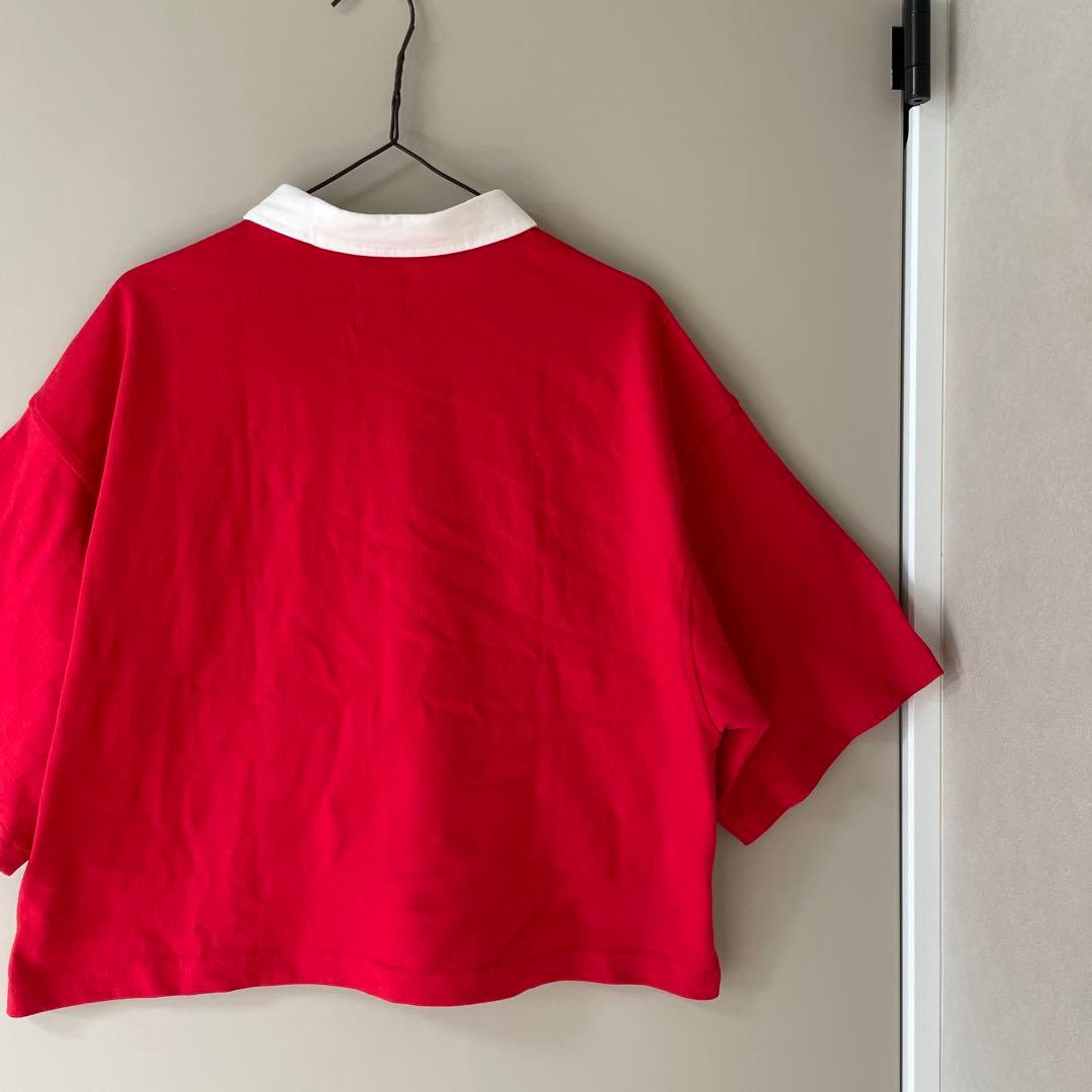 【美品】ルーカ　ポロシャツ　ショート丈　ワンポイント — image 4