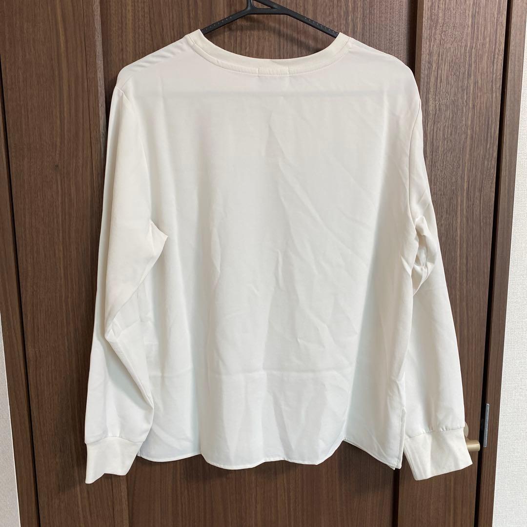 GLACIER 長袖 ロゴTシャツ ホワイト Mサイズ — image 4