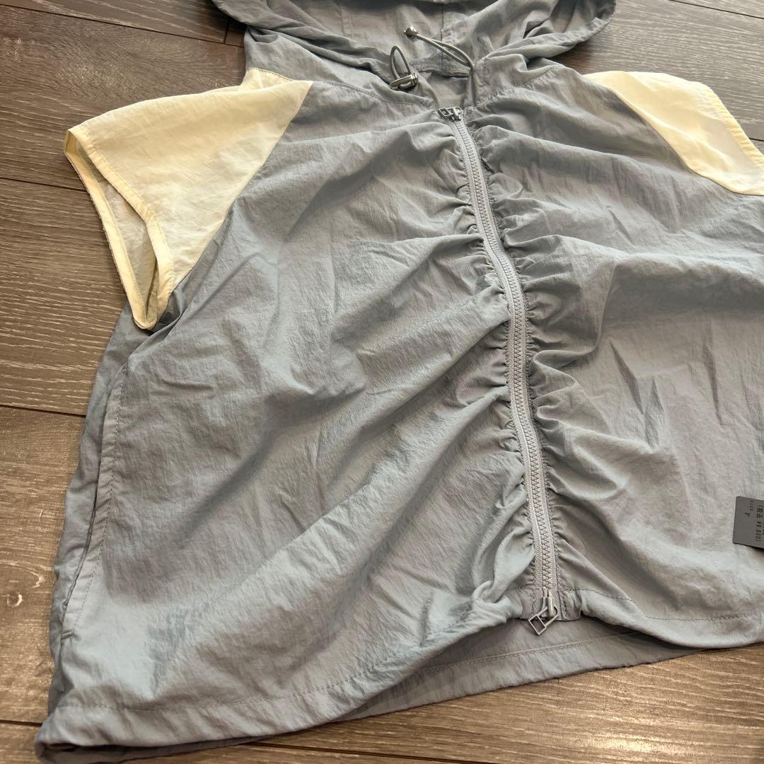 ジーナシス　JEANASIS 夏　ナイロンフードベスト　新品　レディース　フリー — image 5