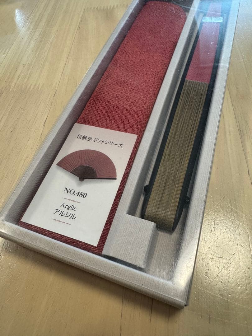 【更にお値下げしました】　アルジル　ギフト　扇子　レディース　専用ケース付 — image 3