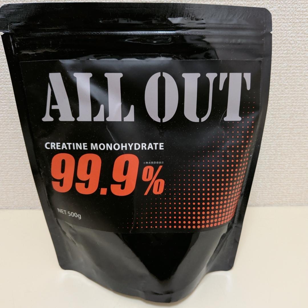 ALLOUT クレアチン モノハイドレート パウダー 500g オールアウト — image 2