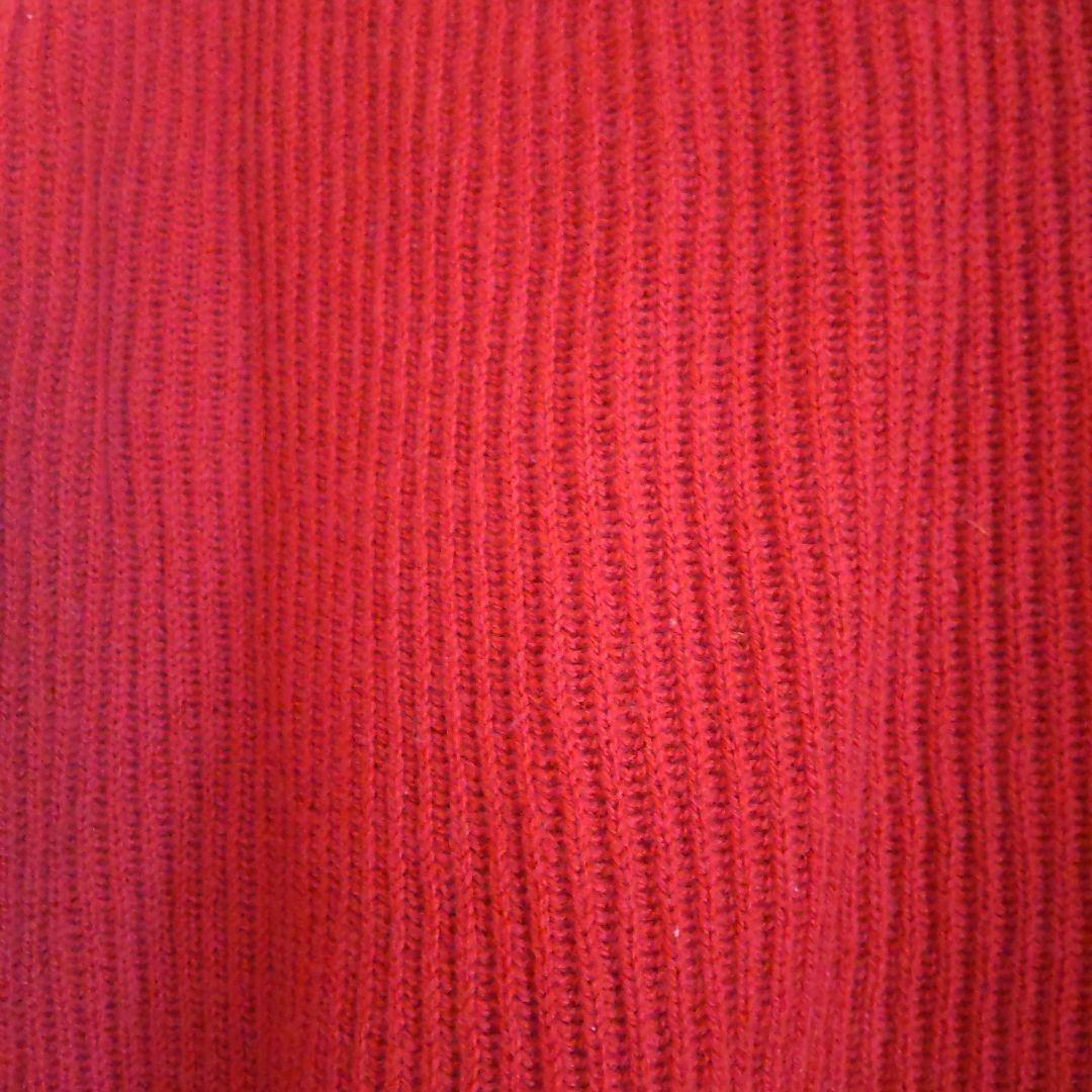 Golden Bear ウール100% メンズニット レッド Lサイズ — image 4