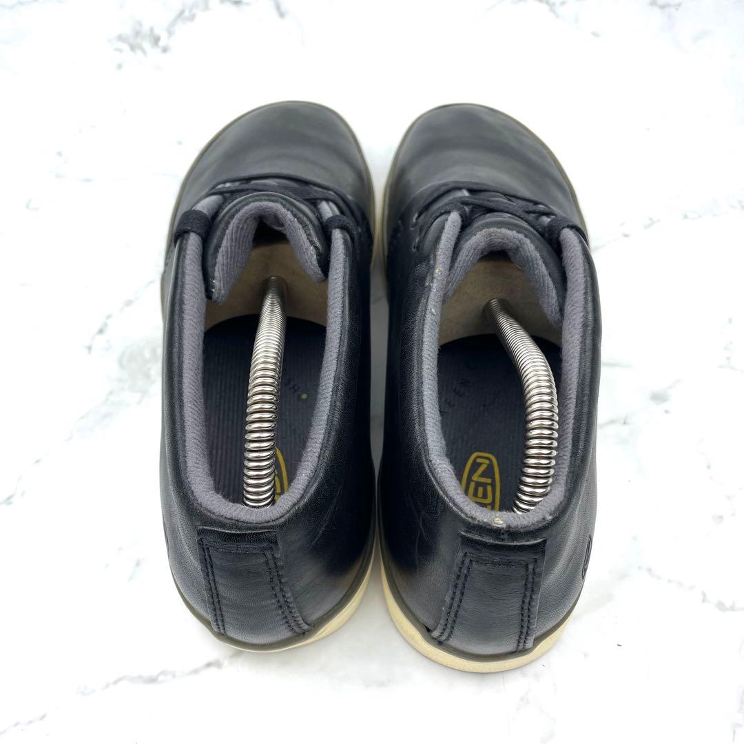 KEEN キーン レザー スニーカー 黒 26 本革 ローカット — image 3