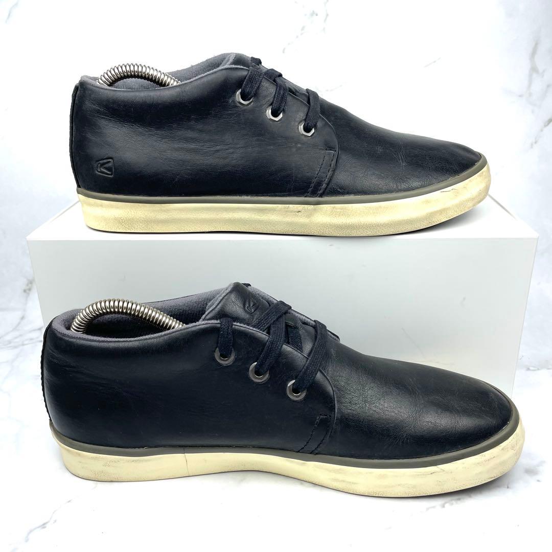 KEEN キーン レザー スニーカー 黒 26 本革 ローカット — image 5