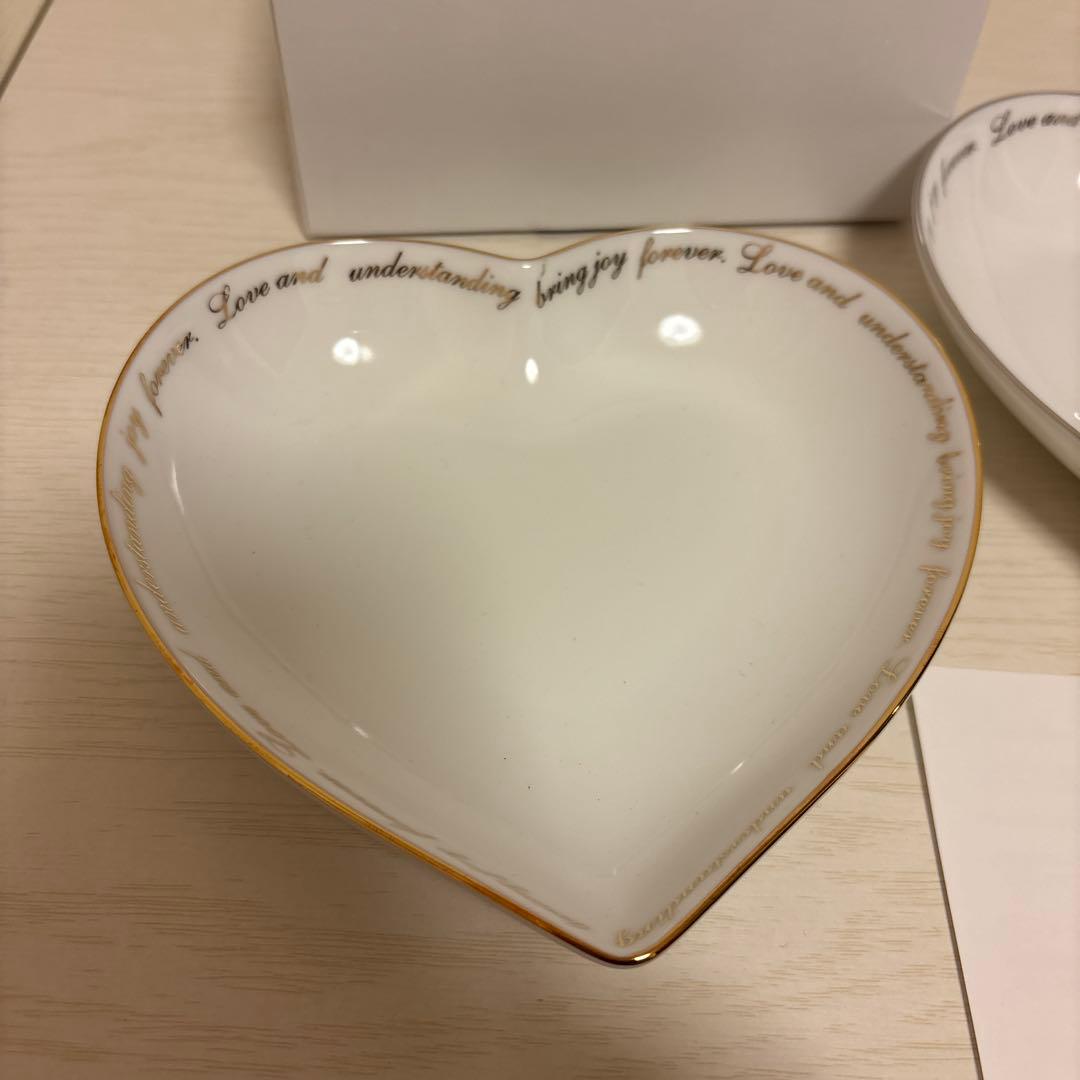 【最終値下げ❗️】4℃ペアハートボウル　お皿 — image 2