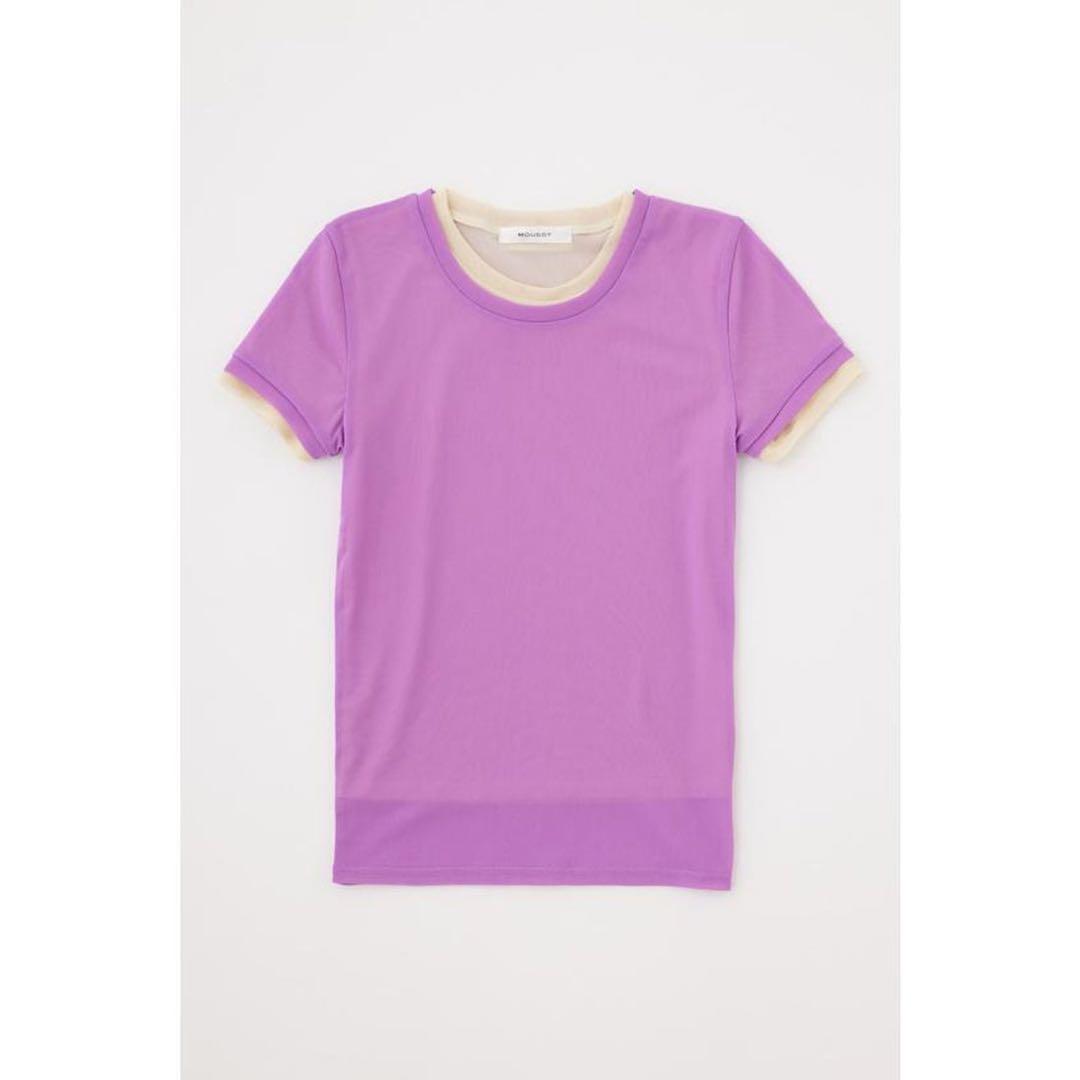 MOUSSY SHEER TEE SET （PNK）　ピンク　紫　半袖　新品 — image 3
