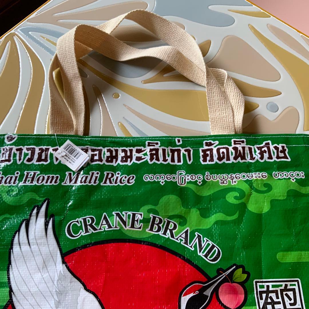 CRANE BRAND リサイクルバッグ タイ米袋デザイン — image 2