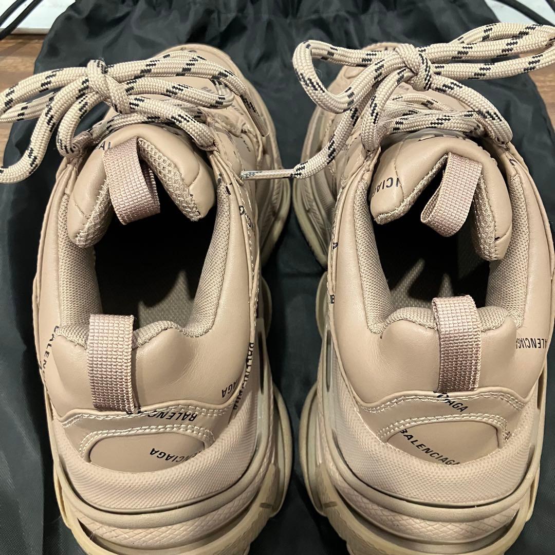 BALENCIAGA バレンシアガ TripleS ベージュ ローカットジューズ — image 4