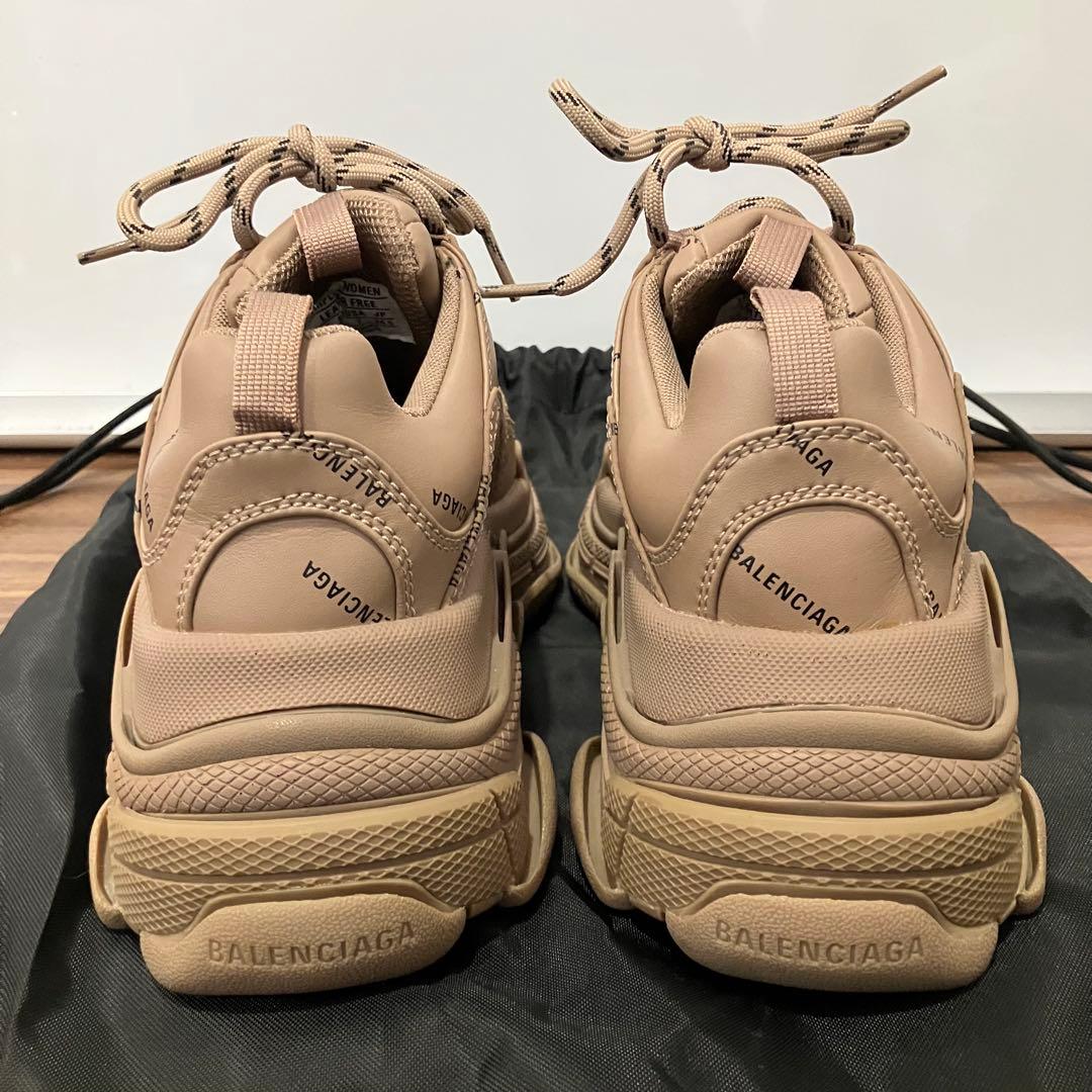 BALENCIAGA バレンシアガ TripleS ベージュ ローカットジューズ — image 5