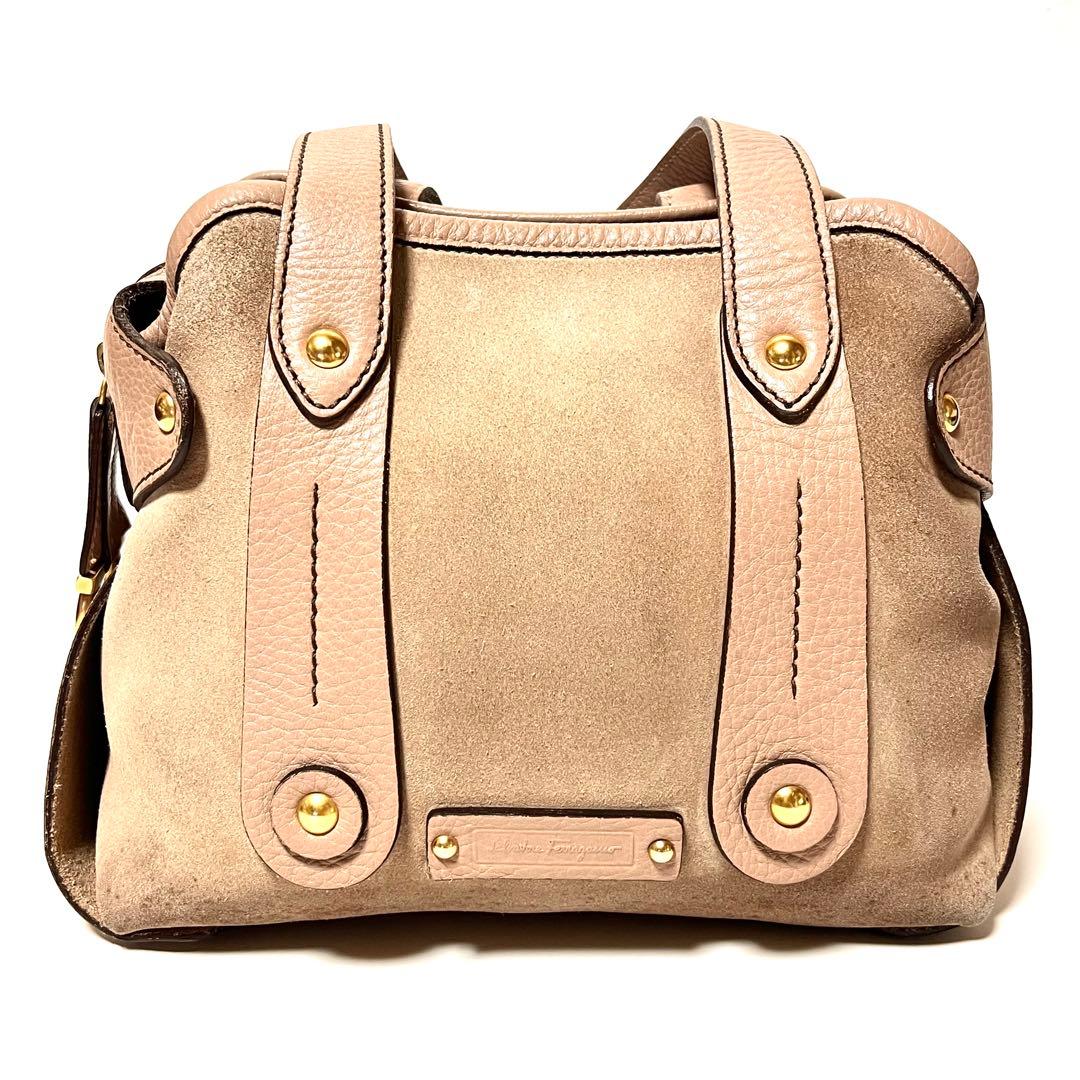 ■Salvatore Ferragamo■スエード×レザー セミショルダーバッグ — image 2
