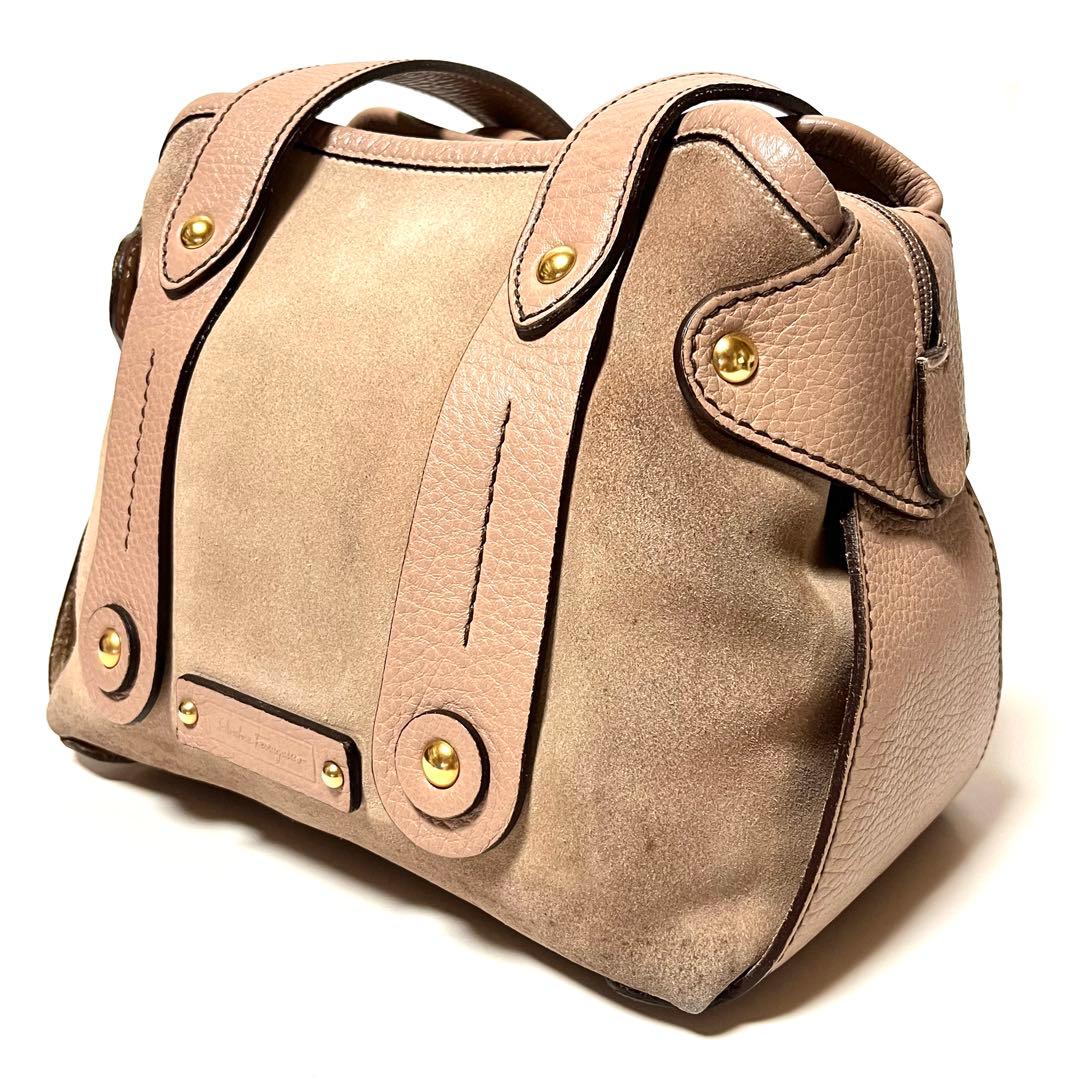 ■Salvatore Ferragamo■スエード×レザー セミショルダーバッグ — image 3