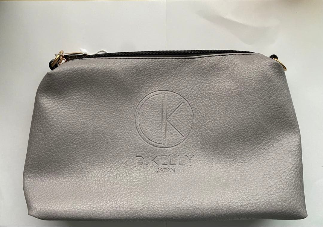 【新品】D.KELLY JAPAN ポーチ グレー — image 2