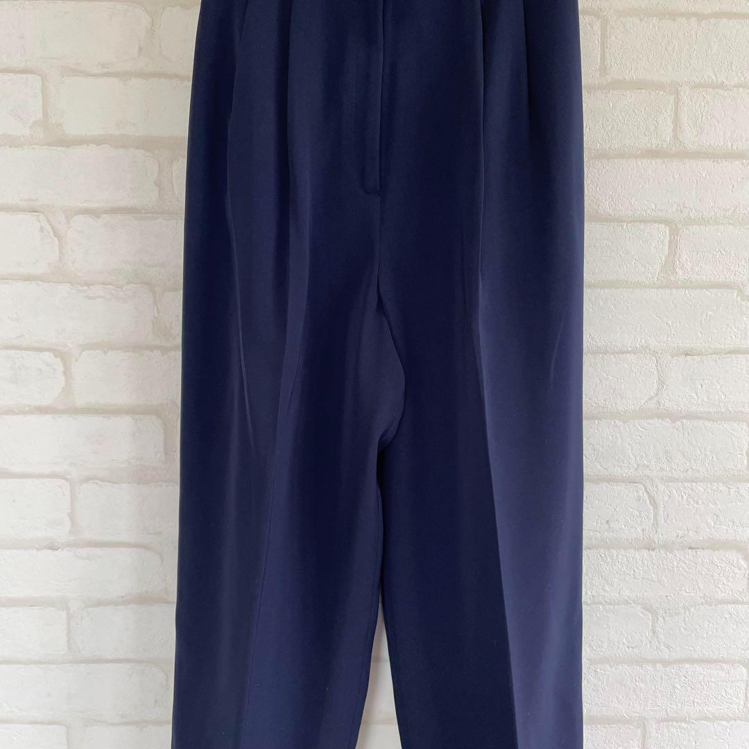 LADY RENOWN レナウン パンツ スラックス 美品 ネイビー — image 4
