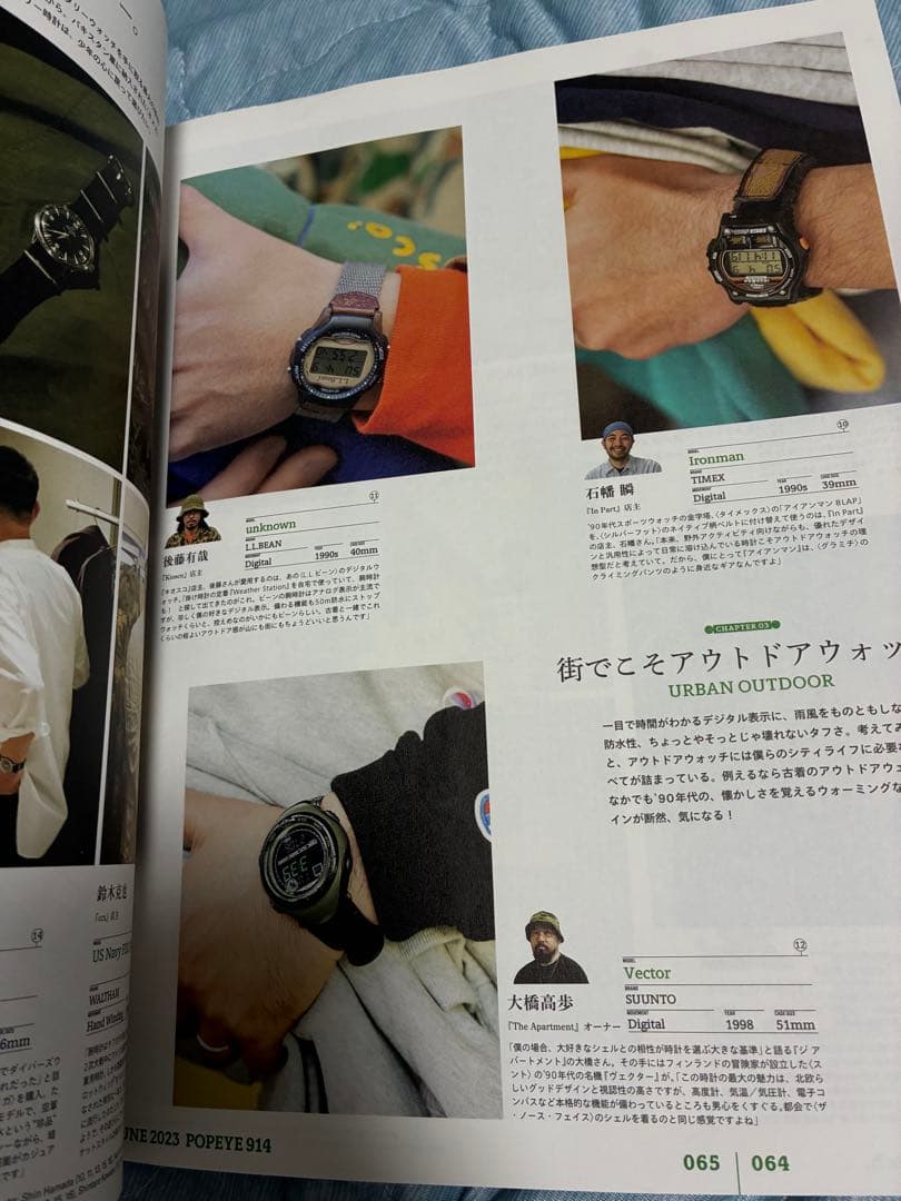 POPEYEセット　レコードと時計　STYLE SAMPLE24 ベーシックな服 — image 4