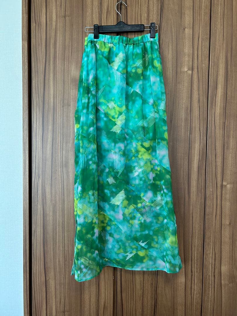 美品★ BLUR SCENERY SPIRAL SKIRT — image 5
