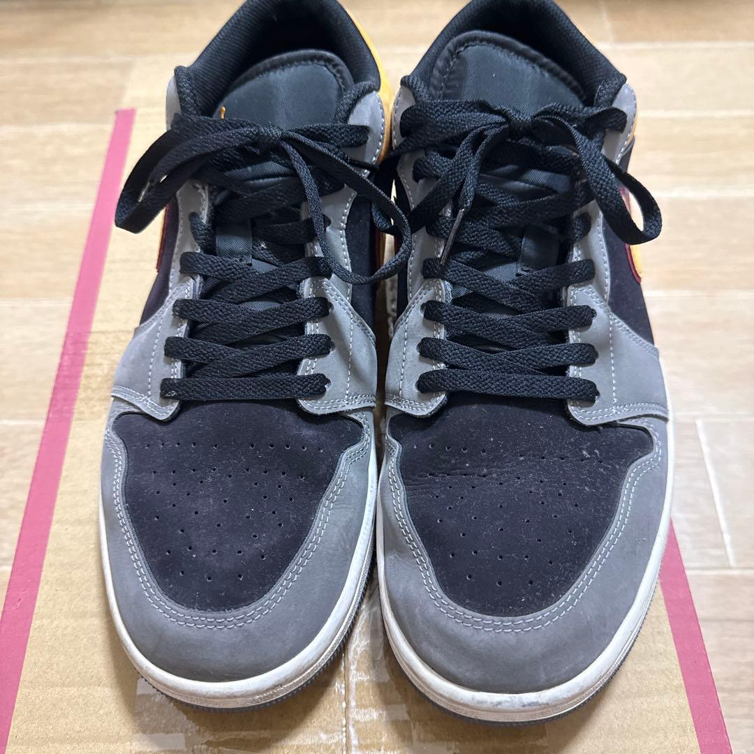 NIKE Air Jordan 1 Low ブラック グレー イエロー — image 3