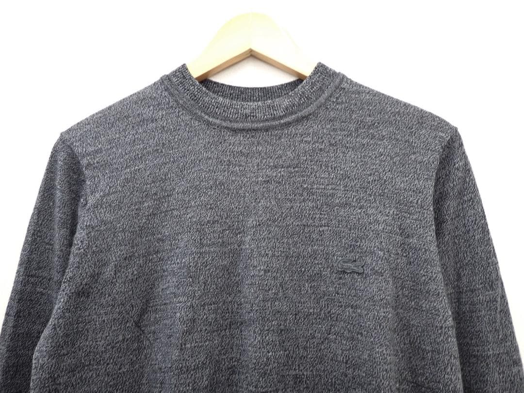 5451 LACOSTE ラコステ ウール 長袖 クルーネック ニット — image 3