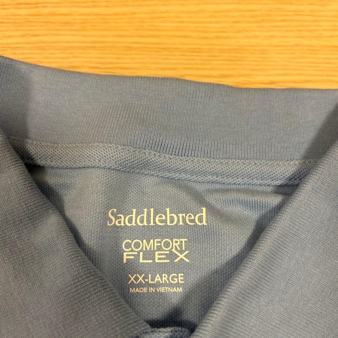 ぴ*ど様 Saddlebred ポロシャツ ライトブルー XXL — image 3