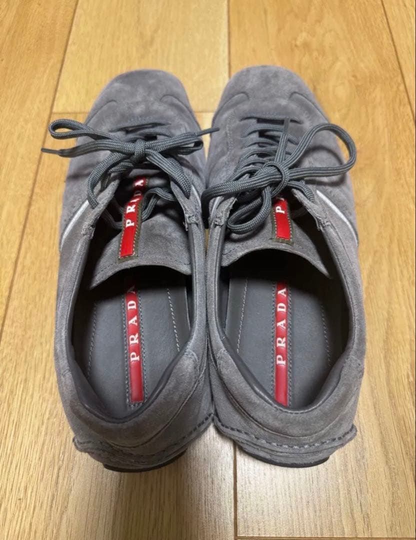 PRADA SPORT スエード スニーカー グレー — image 5