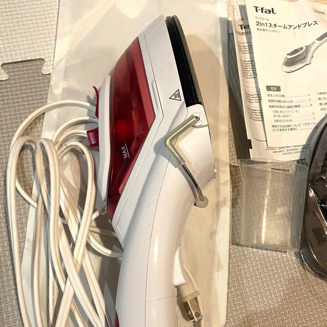 T-fal ティファール 2in1 スチーム&プレス スチームアイロン付属品完備 — image 5