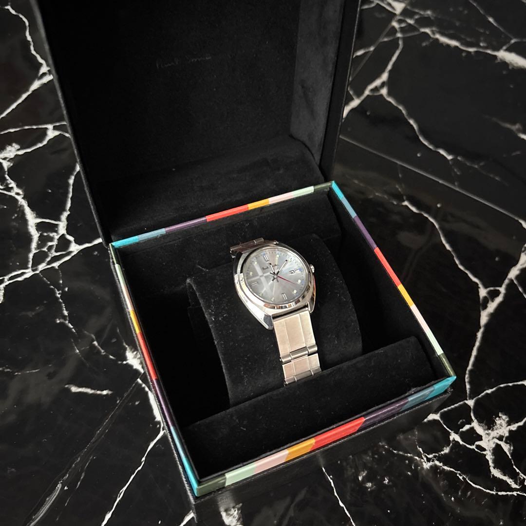 Paul Smith アナログ時計 シルバー — image 2