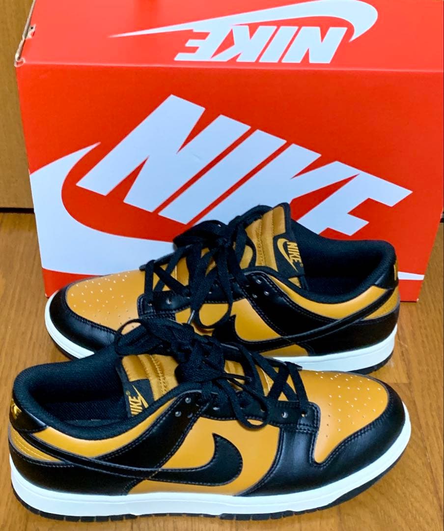 NIKE ナイキ DUNK LOWダンクローチャコールx ブラック 28.5cm — image 3
