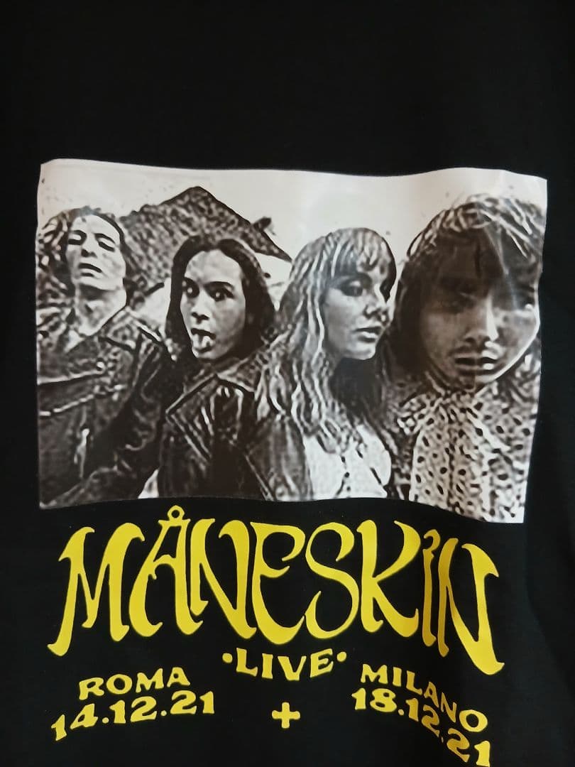 Måneskin LIVE Tシャツ Roma Milano　XL マネスキン — image 2