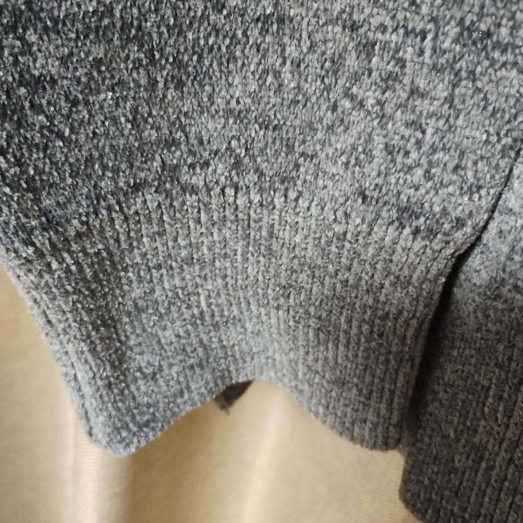 EMMA CLOTHES（エマクローズ）クルーネックニット グレー Lサイズ — image 5