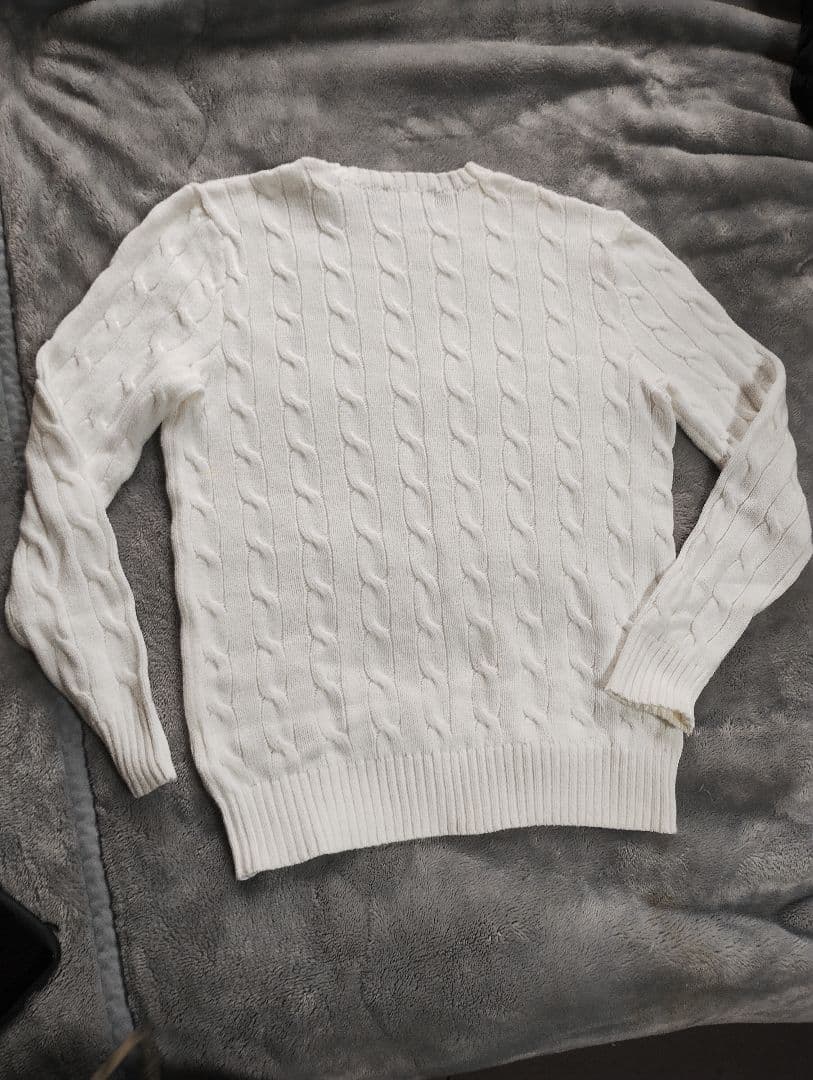 Polo Ralph Lauren ケーブルニット セーター ホワイト XS — image 4